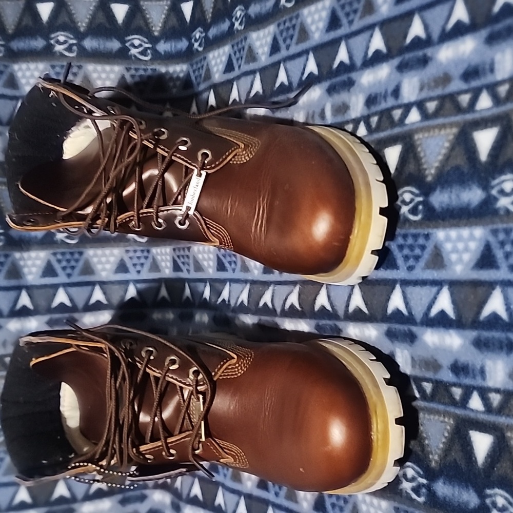 Brown Timberland boots